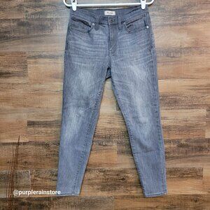 Madewell Jeans 28 Skinny Skinny 9" High Riser Shaw Wash F4804 Stretch Denim